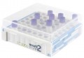 Heathrow Scientific HS120183 Work 2 Store Expanding Storage Rack, 0.5mL and 0.2mL-