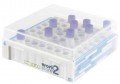 Heathrow Scientific HS120183 Work 2 Store Expanding Storage Rack, 0.5mL and 0.2mL-