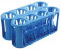 Heathrow Scientific HS120187 Adapt-A-Rack Flexible Multi-Tube Rack, Blue/Blue-