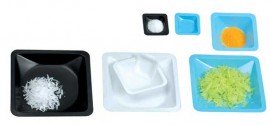 Heathrow Scientific HS120222 Standard Weighing Boat, Antistatic, Blue-