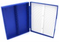 Heathrow Scientific HS15991A Standard Microscope Slide Box, Blue-