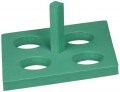 Heathrow Scientific HS2165A Floating Foam Tube Rack, 6.4 x 5.3 x 2.5&amp;quot;-