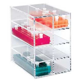 Heathrow Scientific HS23263A Vertical Storage Rack, 80 Wells-