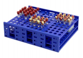 Heathrow Scientific HS24323A Mega Rack Clinical Tube Rack, 120-