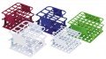 Heathrow Scientific HS27501B OneRack Test Tube Rack, 13 mm, Blue, 8pk-
