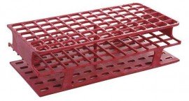 Heathrow Scientific HS27512D OneRack Test Tube Rack, 16 mm, Magenta, 8pk-