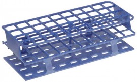 Heathrow Scientific HS27513B OneRack Test Tube Rack, 20 mm, Blue, 8pk-