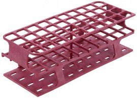 Heathrow Scientific HS27513D OneRack Test Tube Rack, 20 mm, Magenta, 8pk-