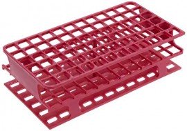 Heathrow Scientific HS27551D OneRack Test Tube Rack, 13 mm, Magenta, 8pk-