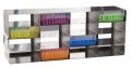 Heathrow Scientific HS2862HA True North Upright Freezer Rack, 4 x 3 Steel, 2&amp;quot;-