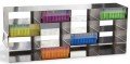 Heathrow Scientific HS2862KB Upright Freezer Rack, 4x4-