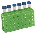 Heathrow Scientific HS29022C 4-Way Tube Rack, Green, Pack of 5-