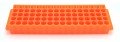 Heathrow Scientific HS29025F Microtube Racks 80-Well, Orange-
