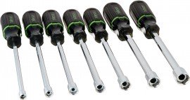 Hilmor 1839075 Magnetic Nut Driver Set, 6&amp;quot;, 7 pieces, 3&amp;frasl;16 to 7/16&amp;quot;-