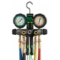 Hilmor 1839110 4-Valve Manifold with 60&amp;quot; hose, R410A, 4V410HD-