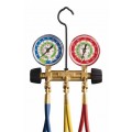 Hilmor 1839114 2-Valve Basic Manifold with 60&amp;quot; hose, R410A, 2VB410H-