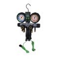 Hilmor 1839131 4-Valve Aluminum Manifold for R22-R404A-R410A refrigerants-