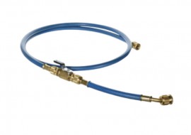 Hilmor 1839141 H60BVB Hose with Ball Valve Extensions, blue, 60 x 1/4&quot;-