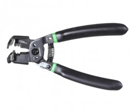 Hilmor 1885425 Dual Conductor In-line Wire Stripper with hammer head, 12/2, 14/2-