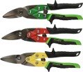 Hilmor 1891172 Aviation Snip Set with straight, left and right cut, 3 Pieces-