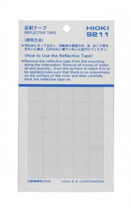 Hioki 9211 Reflective Tape Sheet Set for FT3405/FT3406, 10-Pack-