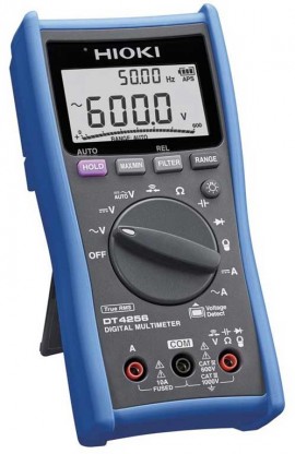Hioki DT4256 Digital Multimeter, 60 mA to 10 A, Direct Input-