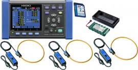 Hioki PW3365-20/5000Pro7in KIT Power Logger Kit, 5000 A, 7"-