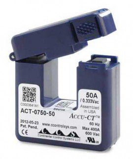 Onset HOBO T-ACT-0750-050 Accu-CT Current Transformer, 50 A/333 mV-