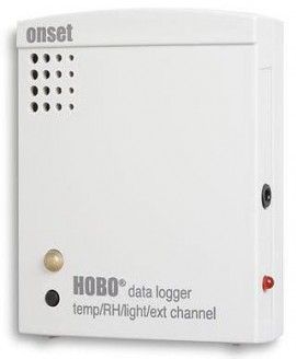 Onset HOBO U12-012 Temperature/Humidity/Light Data Logger with 1 ext. channel-