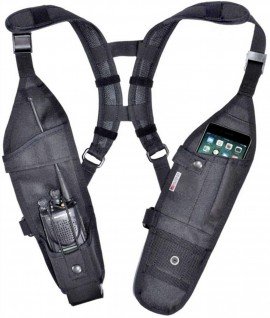HolsterGuy USH-300-D Universal Radio Shoulder Holster, double radio-