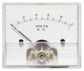 Hoyt 2026 AC Voltmeter with AC repulsion, 2.5&amp;quot;, 0 to 100 V AC-