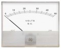 Hoyt 2060 DC Voltmeter with a DC moving coil, 6&amp;quot;, 0 to 50 MV DC-