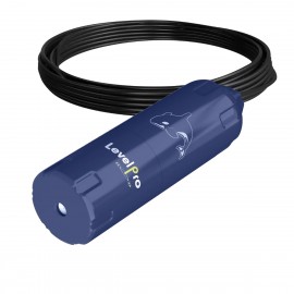 Icon Process Controls 100 Series Submersible Level Sensor, 316SS Material, Kalrez Seals, 316SS Diaphragm, 15m Teflon Jacketed Cable, 4-20mA Output, 0-34ft Range-