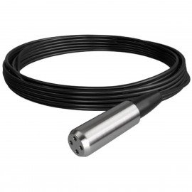 Icon Process Controls 300S Series Submersible Level Sensor, 316SS Material, Kalrez Seals, 316SS Diaphragm, 20m Teflon Jacketed Cable, Ratiometric Output, 0-54ft Range-