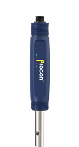 Icon Process Controls C650-M-M-1-M Conductivity Sensor with titanium electrode and 2-wire 4-20 mA, k=1, 0 to 10,000 μS-