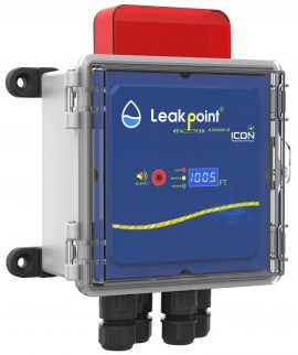 Icon Process Controls LDP-100-AV LeakPoint® Leak Detection Display with audible and visual alarm, 1-channel-