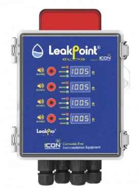 Icon Process Controls LDP-400-V LeakPoint® Leak Detection Display with visual alarm, 4-channel-