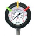 Icon Process Controls OBS-GO Series Pressure Gauge, 0 to 160 psi, 2.5&amp;quot; dial, &amp;frac14;&amp;quot; FNPT back, PP housing-