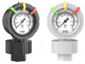 Icon Process Controls OBS-PP-0-30 2-1/2&quot; Pressure Gauge and Isolator with teflon diaphragm, PP, 1/2&quot; FNPT, 0 to 30 psi-