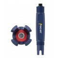 Icon Process Controls P14H-P-D-B-M P14H Series pH Sensor, Nexus® solid reference junction, PP Material, 4-wire (for ProCon® display) Output, PT 1000, Bulb, M12 Connection + 5m Cable, 3/4&#039;&#039; NPT-