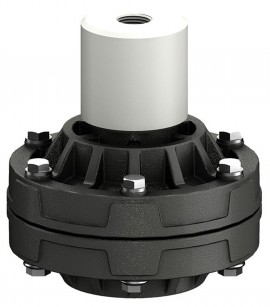 Icon Process Controls PPS100FCHTN PulsePro PP Series Pulsation Dampener, 1&amp;quot;, PVDF-