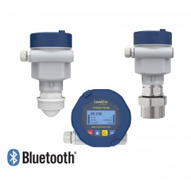 Icon Process Controls Proscan 2 Series Radar Level Sensor, Teflon Material, 2" NPT Connection, 10m Range, 80Ghz, Local LCD Display, 4-20mA Loop Powered-