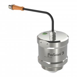 Icon Process Controls Proscan 3 Series Radar Level Sensor, 316SS Material, 2&quot; NPT Connection, 20m Range, 80Ghz, Blind, 4-20mA Loop Powered-