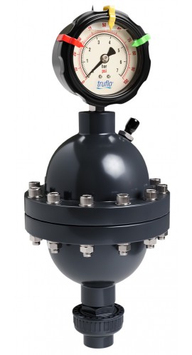 Icon Process Controls PVAB-075 PulsePro PV Series Pulsation Dampener, 0.75&amp;quot;, PVC-