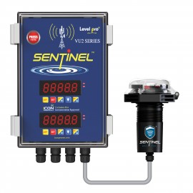 Icon Process Controls Sentinel Series Remote Tank Level Monitor, Dual LED Display, Polycarbonate Case, Cloud Based Monitoring, Dual Channel, 2 x 4-20mA Input, 120VAC-