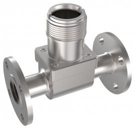 Icon Process Controls SSF005 Truflo TI Insertion Paddle Wheel Flow Meter Fitting, 1/2" 316 SS TI3 Series Flanged Tee Fittings-