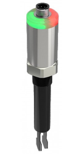 Icon Process Controls TFS-P-PT-6 Tuning Fork Level Switch with PNP output, PTFE, 6"-