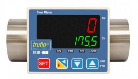 Icon Process Controls TK3M-08-SS Paddle Wheel Flow Meter with transmitter, 0.25&amp;quot; pipe size, 4 to 20 mA signal-