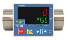 Icon Process Controls TK3P-08-SS Battery Operated Paddle Wheel Flow Meter and Flow Totalizer, 0.25&amp;quot; pipe size-