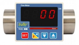 Icon Process Controls TK3S-20-SS Paddle Wheel Flow Meter with relay/flow rate pulse output, 0.75&amp;quot;-